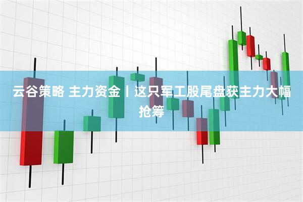 云谷策略 主力资金丨这只军工股尾盘获主力大幅抢筹